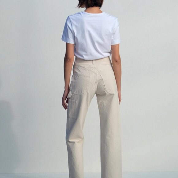 Jesse Kamm Handy Pant - Salt White, Size 4 Gently used - Picture 2 of 8